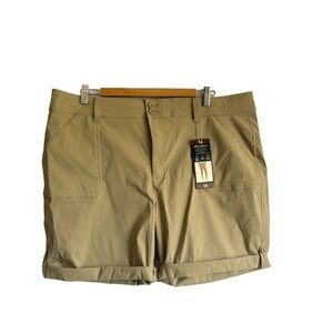 Casual Tan Cargo Shorts for Women